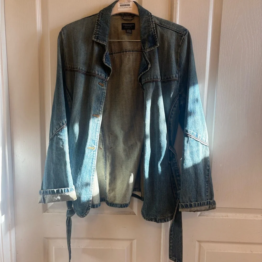 American Eagle Outfitters Blue Denim Jacket - Picture 2 of 10